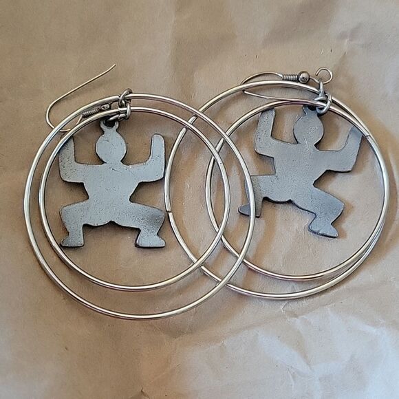 Hieroglyphic Earrings  - Picture 5 of 5